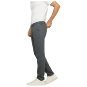 Pantalones MAC Jeans Lennox Woolly Herringbone - Gris Piedra