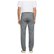 Pantalones MAC Jeans Lennox Woolly Herringbone - Gris tormenta claro