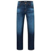 MAC Jeans Rick Vintage Denim Jeans - Azul Oscuro Auténtico 3D Usado