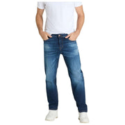MAC Jeans Rick Vintage Denim Jeans - Azul Oscuro Auténtico 3D Usado