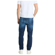 MAC Jeans Rick Vintage Denim Jeans - Azul Oscuro Auténtico 3D Usado