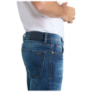 MAC Jeans Rick Vintage Denim Jeans - Azul Oscuro Auténtico 3D Usado