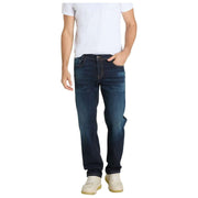 MAC Jeans Rick Vintage Denim Jeans - Azul Oscuro Auténtico Usado