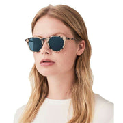 MessyWeekend Depp Sunglasses - Snow Leopard/Blue