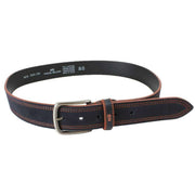 Miguel Bellido Sports Suede Leather Belt - Navy Blue