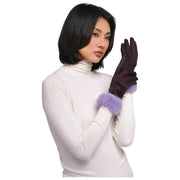Guantes de ante sintético Powder Bettina - Damson Purple
