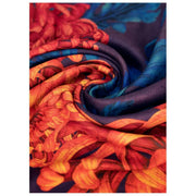 Bufanda con estampado Powder Chrystanthemum Lux - Naranja