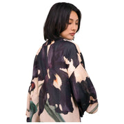 Chaqueta tipo kimono corta Powder Midnight Orchid - Blanco