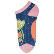 Powder Scandinavian Stems Trainer Socks - Navy