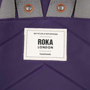 Roka Bantry B Small Recycled Nylon Backpack - Majestic Purple