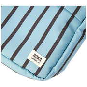 Bolso bandolera Roka Bond de lona reciclada - Rayas azules
