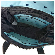 Mochila mediana de lona reciclada Roka Canfield B - Azul/Corazones azules