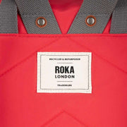 Roka Canfield B Medium Recycled Nylon Backpack - Poppy Red