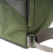Roka Canfield B Medium Yellow Label Recycled Canvas Backpack - Granite Green