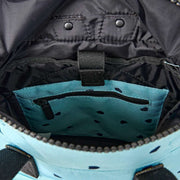 Mochila Roka Canfield B pequeña de lona reciclada - Azul/Azul Corazones