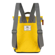 Roka Canfield B Small Sustainable Nylon Backpack - Mustard Yellow