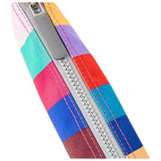 Bolso bandolera Roka Carnaby XL de lona reciclada - Rayas anchas Multicolor
