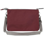 Roka Carnaby XL Recycled Canvas Crossbody Bag - Zinfandel Red