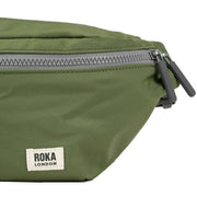 Roka Jubilee Medium Recycled Nylon Sling Bag - Avocado Green