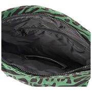 Bolso bandolera Roka Kennington B mediano de lona reciclada - Verde alcachofa