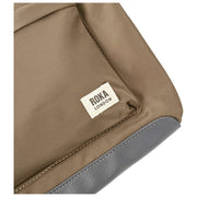 Bolso bandolera Roka Kennington B mediano de nailon reciclado - Marrón militar