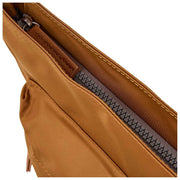 Bolso bandolera Roka Kennington B mediano de nailon reciclado - Marrón galleta