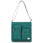 Roka Kennington M Medium Recycled Nylon Crossbody Bag - Teal