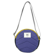 Roka Paddington B Creative Waste Colour Block Recycled Nylon Crossbody Bag - Purple/Yellow/Green