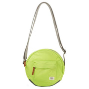 Roka Paddington B Small Sustainable Nylon Crossbody Bag - Lime