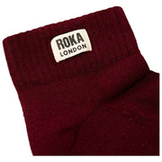 Calcetines tobilleros Roka Wembley - Ciruela Borgoña
