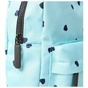 Roka Willesden B Bolso Bandolera Grande De Lona Reciclada - Azul/Corazones Azules