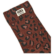 Calcetines Roka Wimbledon Crew - Mini Leopardo Marrón