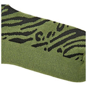Calcetines Roka Wimbledon Crew - Animal mixto verde alcachofa