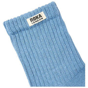 Calcetines Roka Windsor Solid Crew - Azul Fuerza Aérea