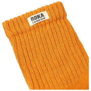 Calcetines Roka Windsor Solid Crew - Naranja quemado