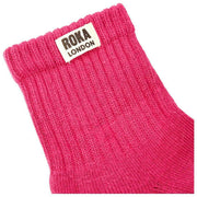 Calcetines Roka Windsor Solid Crew - Granita Red
