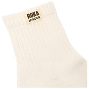 Calcetines Roka Windsor Solid Crew - Blanco Marshmallow