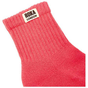 Calcetines Roka Windsor Solid Crew - Sugar Coral Pink
