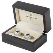 Gemelos Gervaise del 40.º aniversario de Simon Carter - Plata/Negro