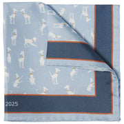 Simon Carter Gervaise Pañuelo de bolsillo - Azul/Blanco