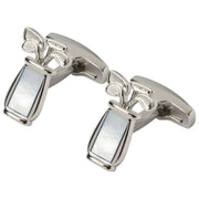 Gemelos Bolsa De Golf Simon Carter - Plata/Blanco