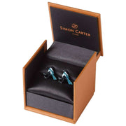 Gemelos Urraca Simon Carter - Azul/Negro/Plata