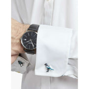 Gemelos Urraca Simon Carter - Azul/Negro/Plata