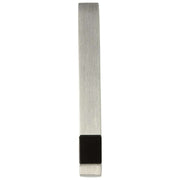 Chanclas de corbata cepilladas Simon Carter Onyx - Plata/Negro