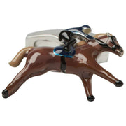 Gemelos Simon Carter Race Horse - Marrón/Plata