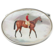 Gemelos con forma de caballo Simon Carter Stubbs - Plata/Marrón