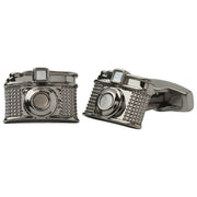 Gemelos con cámara vintage Simon Carter - Plata