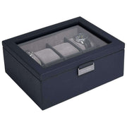 Caja para relojes Stackers de 8 piezas - Azul marino
