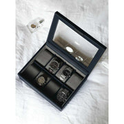 Caja para relojes Stackers de 8 piezas - Azul marino