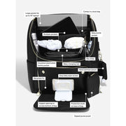 Mochila cambiador Stackers para bebé - Negro